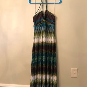 Halter top maxi dress